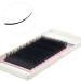 Ellipse Eyelash Extension 0.15 D Curl 8-13mm Mixed Tray Flat Eyelashes False Mink Individual Eyelash Extension Professional Salon Used by Qeelasee (D 16/17/18mm)