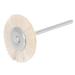 Manicure Tool Nail Drill Accessory T-Shaped Nail Drill Bit Brush for Home Use and Nail Salon(T type white)