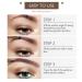 Microblading Eyebrow Pen - Upgrade Your Brows with All-Day Wear 4 Fork Tip & Spoolie Brush - Light Brown - Buy Online on GoSupps.com