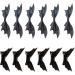 XROLAND Hairclip Halloween Bat Wing Hair Clip For Women Duckbill Hair Clip Hairpin Gothic Girl Side Clip Holiday Hair Barrettes 12Pcs - Buy Online on GoSupps.com
