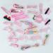 28 Cute Cartoon Mini Hair Clips for Girls - Baby Hair Accessories in Pink | International Shipping Available - Buy Online on GoSupps.com