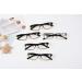 Eyekepper 5-Piece Classic Spring Hinge Reading Glasses Set - Black/Yellow Sun Reading Glasses with 3.5 Diopter Transparent Lenses - International Shipping Available - Buy Online on GoSupps.com