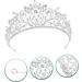 1pc Large Bridal Tiara Fashion Crystal Headwear Crown Hair Band Wedding Headband Crystal Headdress Crown Headband Bride Hair Bridal Headdress Bride Crown Crystal Crowns 16x16x8cm Silver - Buy Online on GoSupps.com