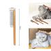 Longbest Steel Pet Comb for Cats & Dogs - Knot Remover Skin-Friendly Wooden Handle Feline & Canine Care - Buy Online on GoSupps.com