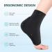 Buy Achilles Tendon Heel Protector - Compression Padded Sleeve Socks | Promifun Premium Gel Socks for Haglunds Bump Bursitis Tendonitis - Black X-Large - Buy Online on GoSupps.com