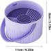 Make Up Sponge Cleaner 3 In 1 Silicone Countertop Makeup Cleaning Bowl - Cleaning Box with Handle Multifunctional Makeup Brush Cleaning Bowl for Cleaning Drying and Storage Huaxingda Purple - Buy Online on GoSupps.com