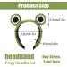 REYIN-CHHN Kermit the Frog | Frog Hair Head Band | Kawaii Headband | Cute Frog Headband - Ideal for Facial Beauty Routine | Adorable Frog Eye Design - Perfect Accessory for Cosplay Events - Buy Online on GoSupps.com