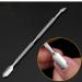 1pc Cuticle Pusher Spoon Stainless Steel Cuticle Remover Double-end Nail Cleaner Cutter Manicure Pedicure Tool - Buy Online on GoSupps.com