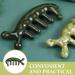 Fomiyes Jade Massage Comb | Creative Scalp & Body Massager | Handcrafted Jade Massage Tool for Relaxation - Buy Online on GoSupps.com