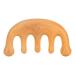 Natural Wood Wide Tooth Hair Comb | Scalp Massage & Multifunctional Portable Comb for Head Neck & Shoulders - Ship Internationally - Buy Online on GoSupps.com