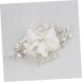 Angoily Tiara Bridal Hair Comb Wedding Hair Comb Decor Hair Comb Crystal Hair Comb Flower Head Pearl Bride - Buy Online on GoSupps.com