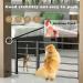 Expandable Short Dog Gate | Adjustable Small Pet Gate for Doorway & Stairs | Step Over Pressure Mount Puppy Gate | Indoor Low Pet Gate - Black (S - 9.45''H) - Buy Online on GoSupps.com