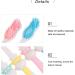 Kids Cartoon Animal Toothbrush Set - Flexible & Safe Training Oral Care Tools for Children - Deer and Giraffe Designs - Extra Handle for Easy Grip - 4pcs - Buy Online on GoSupps.com