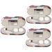 Solustre 3 sets glasses case with double usage purpose Clipper Guards EyEdetui guinea pig toys Tool coach hard shell glasses organizer sunglasses Color