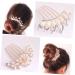 minkissy Comb Wedding Comb Headpieces hair clips for women Wire Hair bridal hair comb goody hair clips for women wedding head pin crystal needle Wedding - Buy Online on GoSupps.com