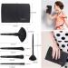 32 Piece Professional Makeup Brush Set with Nylon Bag - BLACK - Buy Online on GoSupps.com