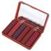 6 colors/set durable matt lipstick set waterproof nutrient rose scent lip cosmetic non -stick cup nude moisturizer smooth lip stick