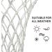 Sanung 2PCS White Basketball Net 12 Loops - 21 inch Professional Anti-Whip Replacement Net for Competition Standard Indoor Outdoor Hoops - All-Weather Mesh Net with Storage Pouch - Buy Online on GoSupps.com