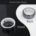 CatXQ Smart Ring for iOS Android | Health Stones, RFID Cards, Wireless USB Flash Disk | Ceramic Ring for Men Women - Black - Buy Online on GoSupps.com