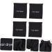 Baluue 16 Pcs Hair Dryer Storage Bag Curly Closure Wig Human Hair Hairdryer Storage Organizer Black Fabric - Buy Online on GoSupps.com