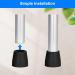 Supregear Universal Walker Tips - 4 Pcs Replacement Tips for 28mm Shaft Walkers - Black (2 Pair) - Buy Online on GoSupps.com