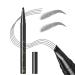 GL-Turelifes Eyebrow Pencil Microblading Pen Liquid Eyebrow Pen Micro 4 Tip Eyebrow Pencil Brow Pen Long-Lasting Waterproof & Smudge-proof Natural Eyebrow Makeup (#03 Light Gray)