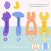 Silicone Baby Teething Toys Set for 0-12 Months | Chewable Molar Teether for Boys and Girls | A-Tools Design - Buy Online on GoSupps.com