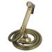 Bathroom Bidet G1/2 inch Vintage Copper Handheld Toilet Seats Bidet Sprayer with Hose Fixed Base Bathroom Accessories