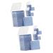 Beavorty 6 Boxes Glue bottle mouth wipe eyelash glue cleaner glue bottle cleaning wiper make-up remover wipes nail art gel nail gel Professional Glue Wipes cleansing cotton Extension glue
