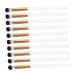 LALADEFIEE 10pcs Makeup Brush Eyeshadow Brush Eye Brush for Eyeshadow Makeup Eye Brush Wooden Handle White