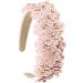 scicent Pink Headband Flower Headband for Women Glitter Hair Hoops Stylish Hair Accessories for Girls Fashion Cute Outdoor Hair Bands Sparkly Bling Diamond Hair Hoops - 25903 - Buy Online on GoSupps.com