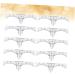 Scale Ruler 10pcs Set Eyebrow Shaper Kit Eyebrow Template Eyebrow Ruler Makeup Ruler Eyebrow Stickers Make up - Buy Online on GoSupps.com