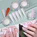 5 Boxes Chrome Nail Powder Kit for Shimmering Nail Art Effect - Nail Glitter Pigment Set for UV Gel Polish, Dip Dust, and Decoration - Buy Online on GoSupps.com