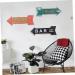 Alipis Emblems Retro Vintage Signs Wall Decoration Wall D cor Lables Car Door Decoration Label Alien Arrow - Buy Online on GoSupps.com