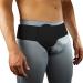 Yosoo Health Gear Groin Hernia Support Inguinal Hernia Support Belt Hernia Belts Groin Support for Men Woman One Side Sports Hernia Adjustable Waist Strap with Removable Compression Pads (black)