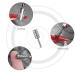 MelodySusie 4X Coarse Large Barrel Nail Drill Bit 3/32'' - Professional Tungsten Carbide Nail Bit for Acrylic Gel Nails | Fast Manicure & Pedicure Removal | Two Way Rotation | Nail Salon Supply - Buy Online on GoSupps.com