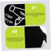 Baluue 10 Pcs Storage Bag Styling Tool Organizer Hairdryer Bonnet Hotel Hair Dryer Bag Flocking Cloth Black 26x23cmx5pcs Blackx5pcs - Buy Online on GoSupps.com