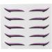 Jauarta Stickers Colorful Reusable Waterproof Self Adhesive Stickers for Weddings Dance Parties (Purple) - Buy Online on GoSupps.com