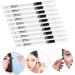 BIUDECO 40 Pcs Lying Silkworm Eyeliner Eyeshadow Pen Brow Pencil Highlight Pencil Gel White Wooden Pole - Buy Online on GoSupps.com