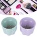 2 Sets Cosmetic Brush Washer Washing Tool Portable Makeup Brush Cleaner Scrubber Bowl for Daily Use Travel Set
