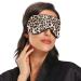 ALAZA Leopard Cheetah Print Sleep Mask for Women Men - Funny Blackout Cooling Eye Mask for Sleeping - Buy Online on GoSupps.com