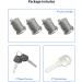 Yakima SKS Car Rack Lock Cylinders - 4 Pack Replacement Cores with Keys and Control Key - Buy Online on GoSupps.com