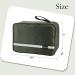 Men's Hanging Travel Toiletry Bag - Waterproof Compact Organizer for Travel - Olive Green - Buy Online on GoSupps.com