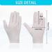White Cotton Gloves 12 Pairs White Cotton Moisturising Gloves White Gloves Fabric White Cotton Work Gloves for Jewelry Inspection & Daily Work (White) - Buy Online on GoSupps.com