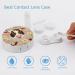 Cute Cows Daisy Flowers Contact Lens Case with Mirror | Portable Eye Lens Box Travel Kit - Buy Online on GoSupps.com