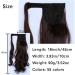 iLUU Long Curly Wavy Ponytail Extension Synthetic Hairpiece Wrap Around Clip in Ponytail Hair Extensions #8 Chocolate Brown Natural Hair Ponytails for Women Girl Lady Magic Paste Ponytail (18" 100g) #8-chocolate brown - Buy Online on GoSupps.com