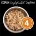 Cesar Simply Crafted Wet Dog Food Chicken Flavour 37g Pack of 10 & Simply Crafted Wet Dog Food Chicken Carrots Barley & Spinach 37g Pack of 10 - Buy Online on GoSupps.com