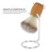 Premium Stainless Steel Shaver Holder | Razor & Brush Stand for Men & Barbers - Best Drying Solution - Buy Online on GoSupps.com