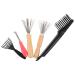 Mipcase 5pi ces Nettoyeur de Brosses Cheveux Lot de Outil Compact pour Enlever Cheveux et Poussi re des Brosses Extensibles Peigne de Nettoyage