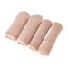 DOITOOL 4pcs Cracking Skin Calluses Adjustable Finger Guards Cuttable Bunion Wraps Gel Protector Callus Creative Relieve Sleeves or Tubes Size Cap Nail Separator Protectors S/m/l Remover